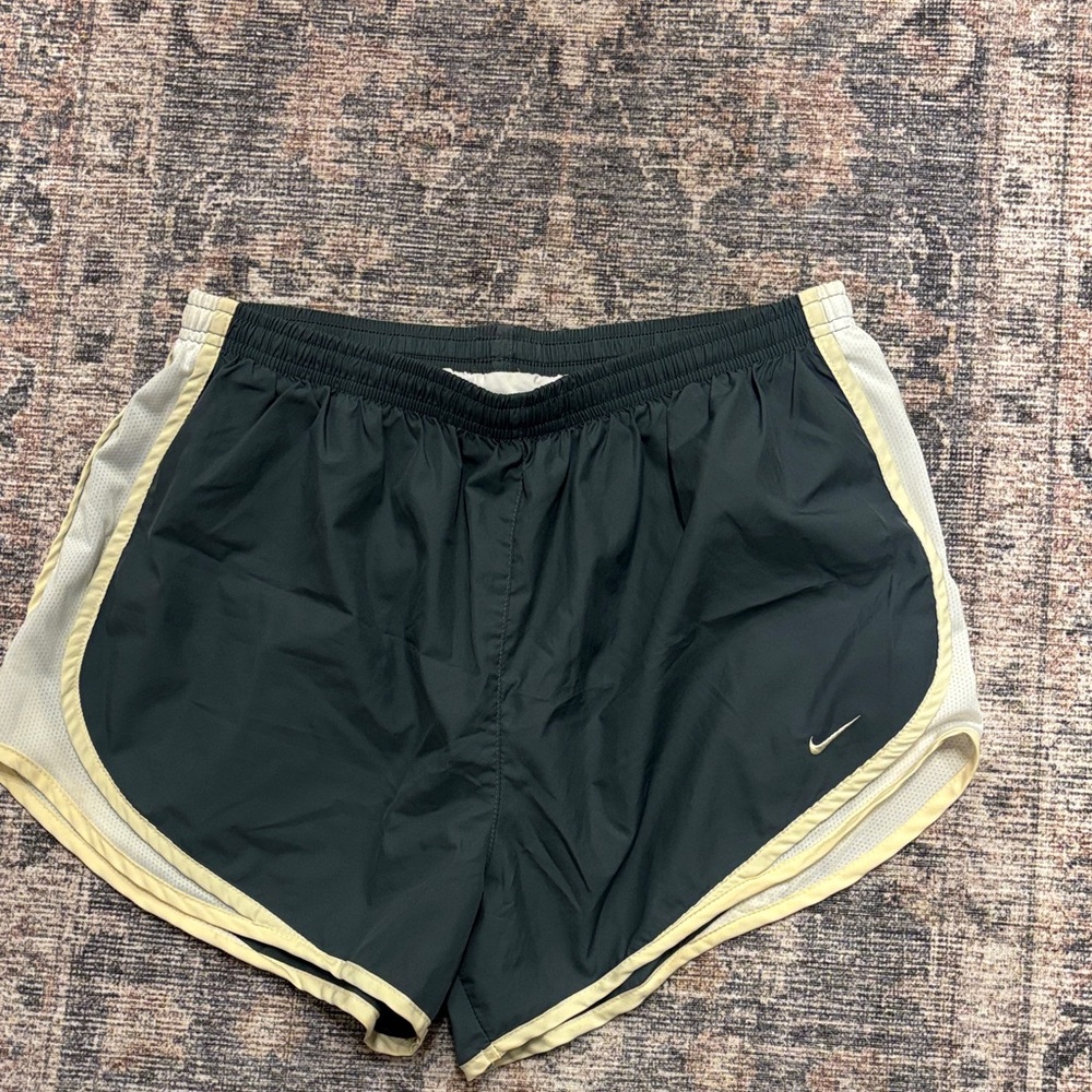 Nike Women’s fit dry shorts. Lined. Drawstring. Size L